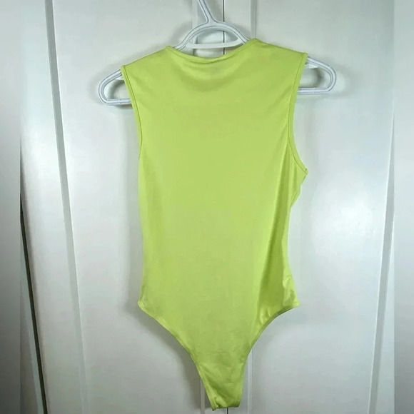 💚  Shein - Neon light green body suite - small - Picture 2 of 3